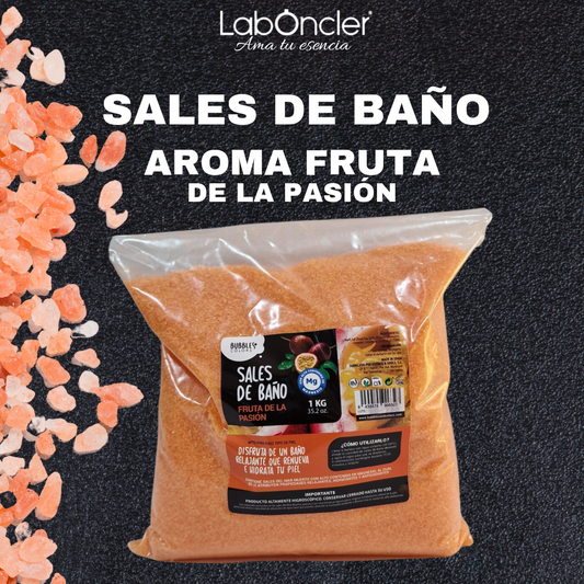 Sales de Baño ricas en Magnesio – Aroma FRUTA DE LA PASIÓN
