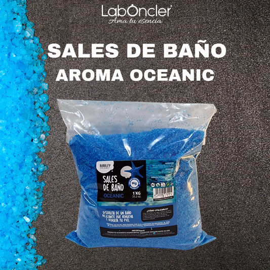 Sales de Baño ricas en Magnesio – Aroma OCEANIC (Marino)