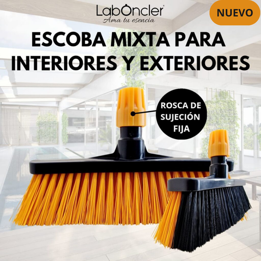 ESCOBA MIXTA INTERIORES Y EXTERIORES